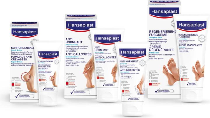 Produktbild Hansaplast Anti Hornhaut Intensiv (Fusscrème & Fussgel, 75 ml)