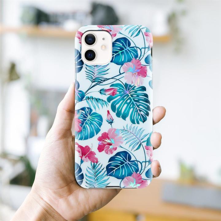 Produktbild Cadorabo IMD TPU Bunte Blumen & Blätter Cover (Apple iPhone 12, Realme 12 Pro+)