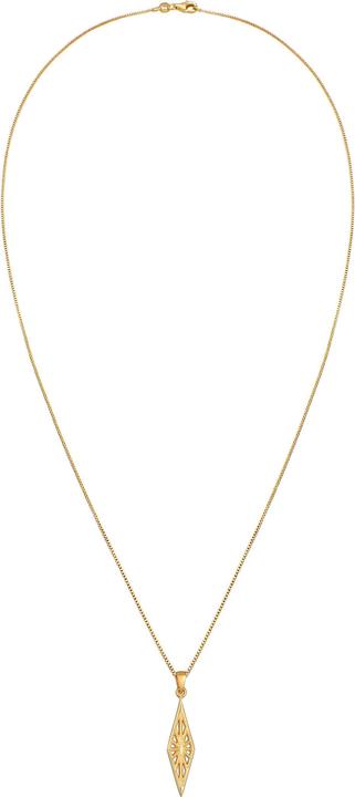 Immagine prodotto Kuzzoi Collana Uomo Rombo Marquise Ornamento Look Usato Argento 925 (Argento 925, 60 cm)