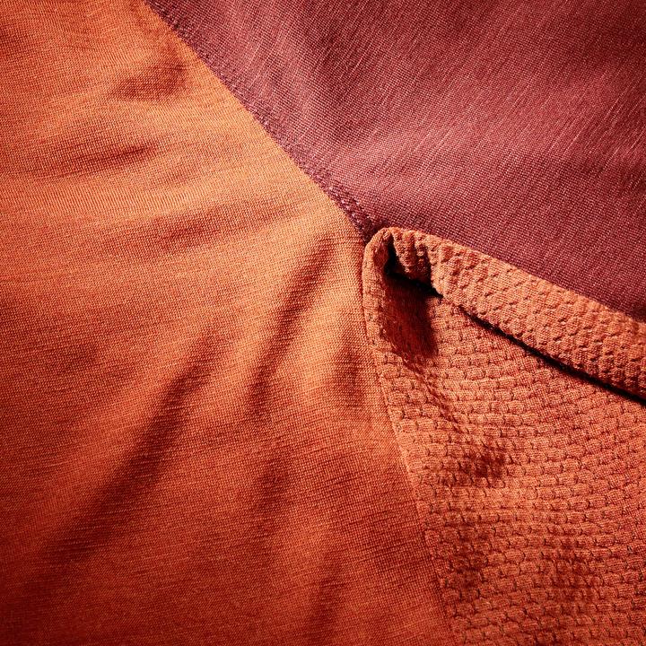 Actual product image Simond T-Shirt Herren Merinowolle - Merino Resist braun (L)