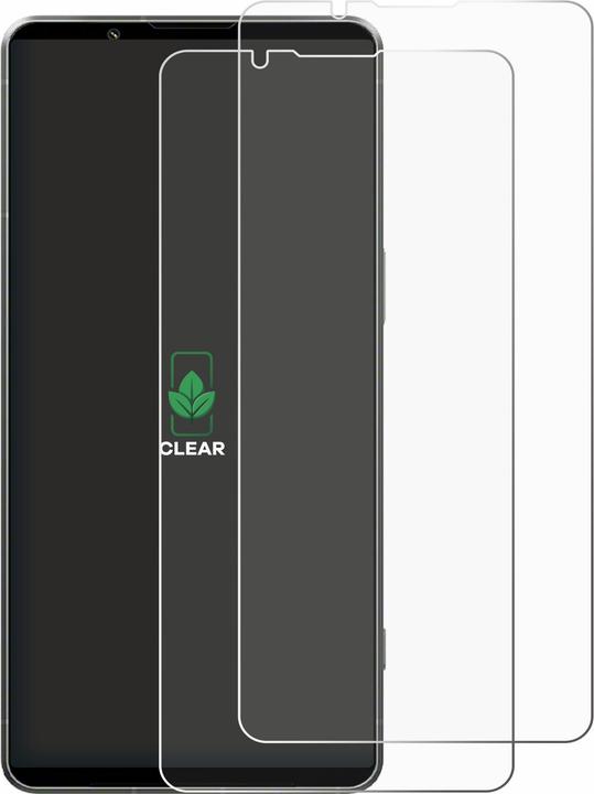 Produktbild ScreenLeaf Schutzfolie nachhaltiger Displayschutz Display Schutz Folie Klar Transparent (2 Stück, Sony Xperia 1 VI)