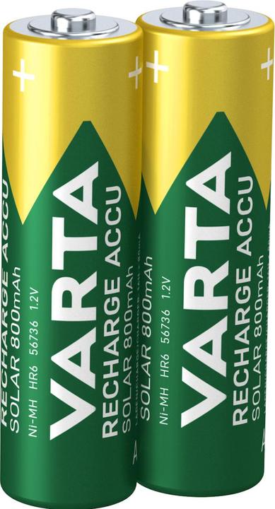 Productafbeelding Varta Accu Solar opladen (2 Pcs., AA, 800 mAh)