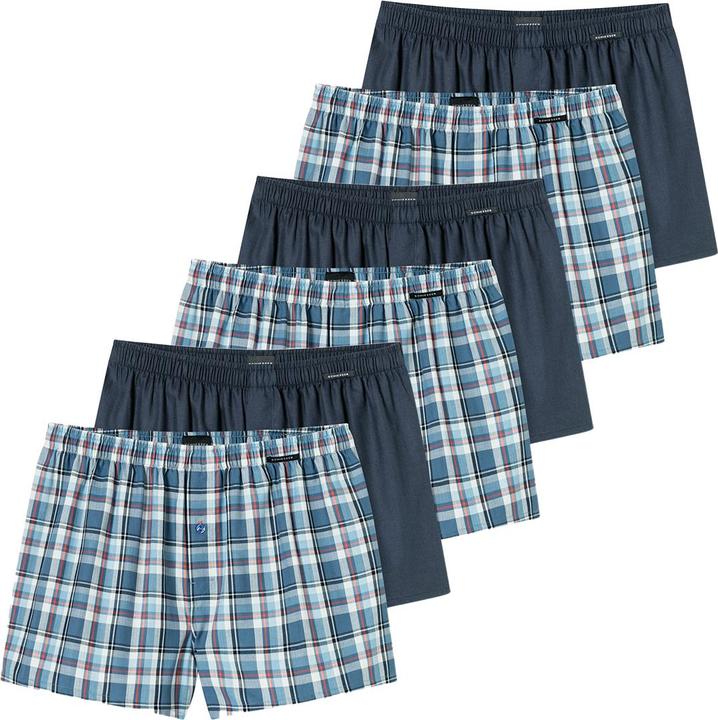 Produktbild Schiesser 6er Pack Web Boxershorts (8, XXL, 6er Pack)