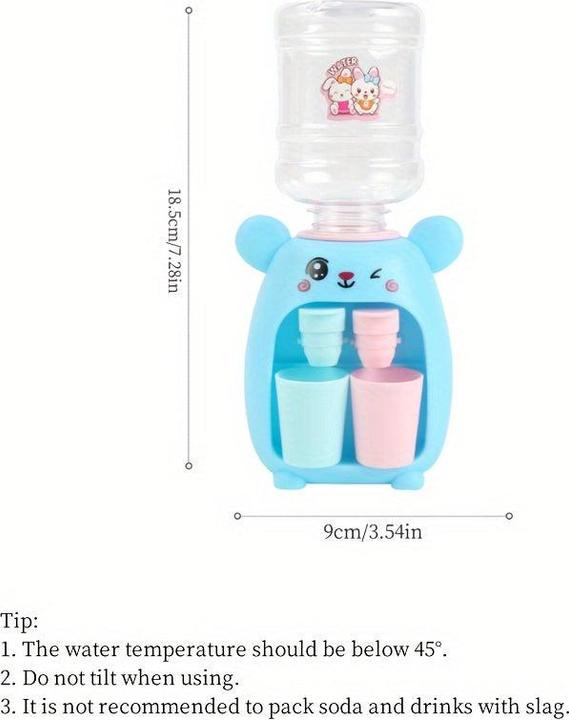 Immagine prodotto Activity Board Distributore d'acqua per giochi di ruolo, distributore d'acqua con doppia uscita, mini spremiagrumi