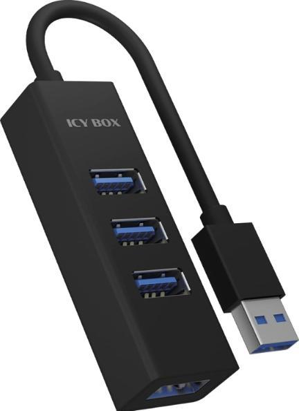 Image du produit Icy Box ICYBOX IB-HUB1419-U3 4x Port USB 3.0 Hub (USB-C, 4 Ports)