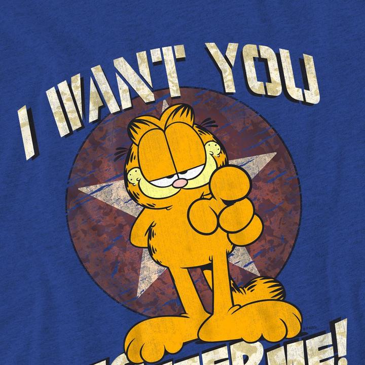 Actual product image Garfield Unisex Adult I Want You T-Shirt (L)
