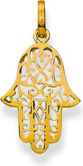 Natsumi Schmuck Anhänger Fatima Hand Gelbgold 18K/750 (750/18 K Gelbgold)
