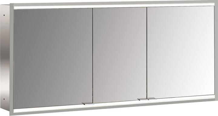 Image du produit Emco prime 2 Facelift armoire de toilette lumineuse, 1400 mm, 3 portes, modèle encastré, 9497