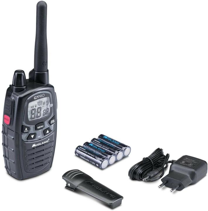 Image du produit Midland G7 Pro Single PMR + LPD radio with 16 channels (10 km)