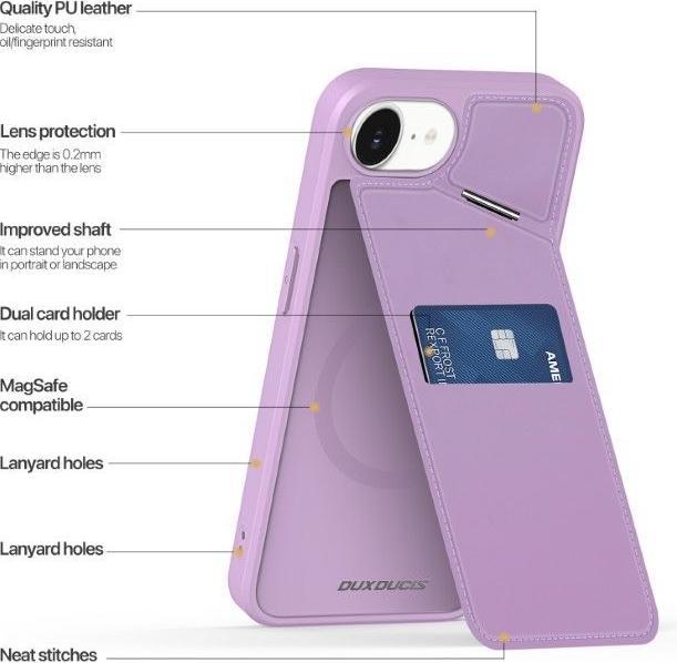 Actual product image Dux Ducis Rafi II Mag Series PC und TPU Hardcase Hülle (Apple iPhone 16e)