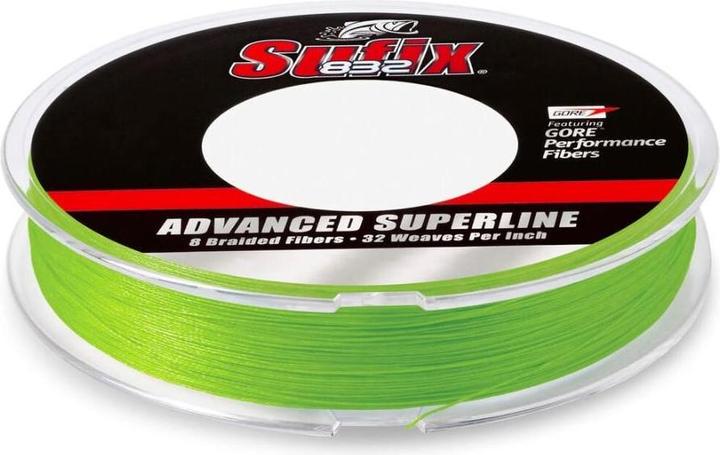Image du produit Sufix 832 Braid 120m Neon Lime (5.90 kg, 0.08 mm)