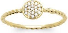 Lara Vergoldeter RING - GR. 50 – ZIRKONIA (50)