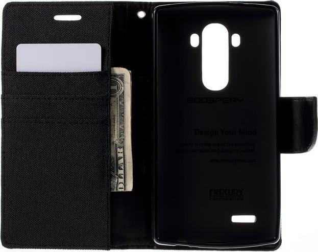 Actual product image Goospery Canvas Diary Series (LG G4)