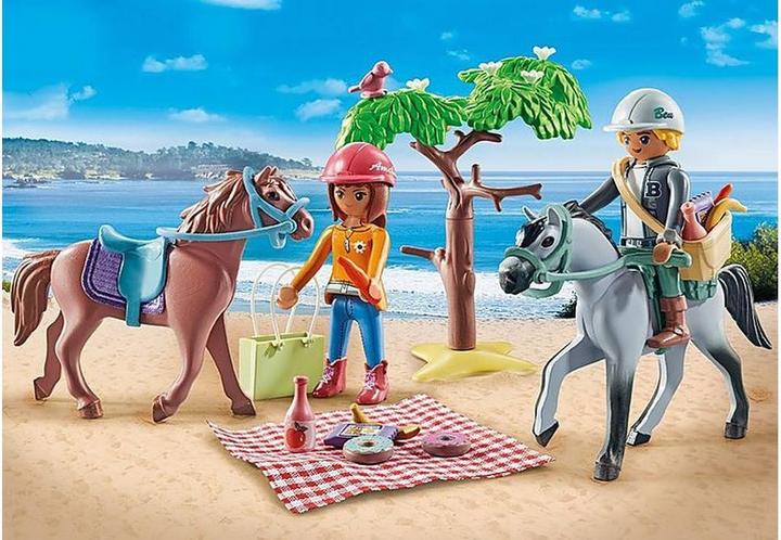 Immagine prodotto Playmobil Reitausflug an den Strand mit Amelia und Ben (71470, Cavalli Playmobil della cascata)