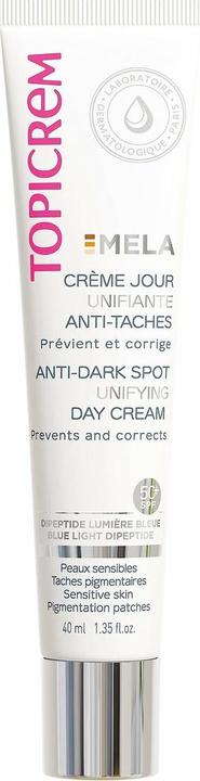 Actual product image Topicrem Mela Anti-Dark Spot Unifying Day Cream ujednolicający krem przeciw plamom na dzień SPF50+ (40 ml, Day cream, SPF 50+)