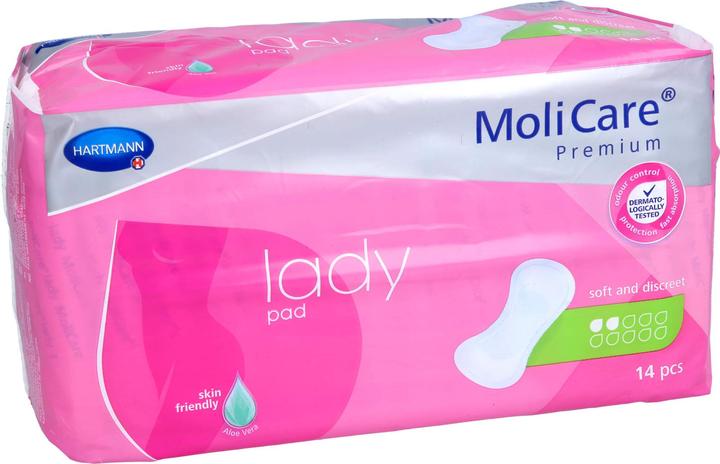 Actual product image MoliCare Lady Pad 2 drops (14 x, M)