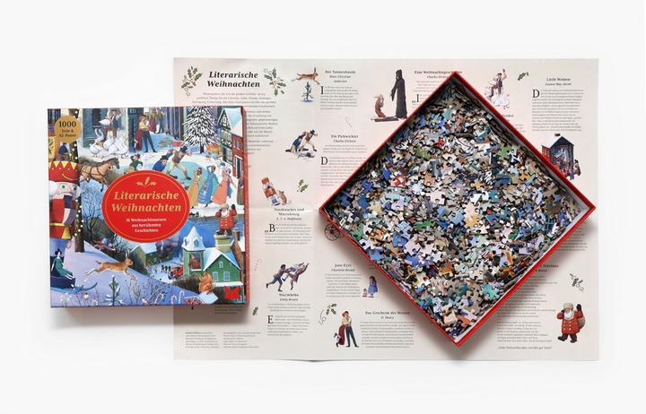 Produktbild Literarische Weihnachten (1000 Teile)