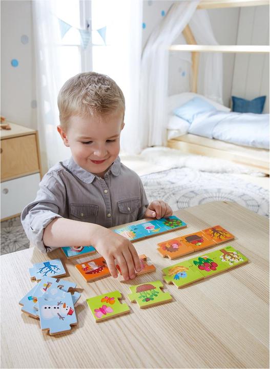 Image du produit Haba Jeu d'association des saisons (20 pièces)