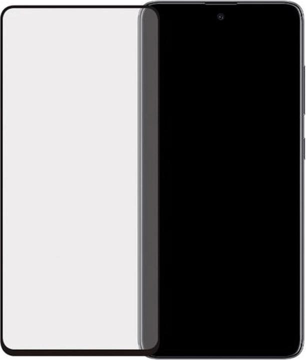 Actual product image Mobilize Black frame glass (1 Piece, Samsung Galaxy A51)