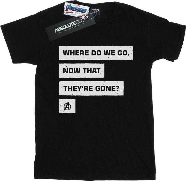 Produktbild Avengers Endgame Where Do We Go TShirt (L)