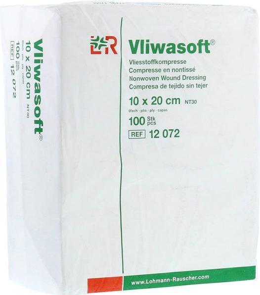 Actual product image Lohmann & Rauscher Nonwoven compresses 6-ply