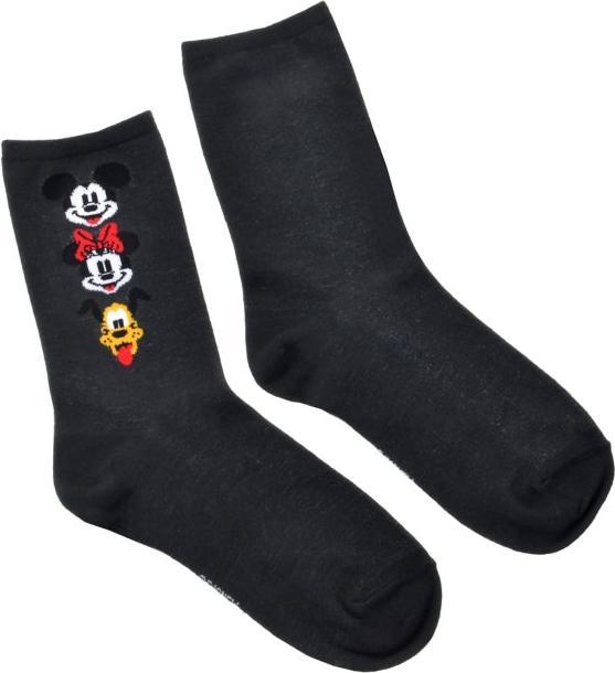 Actual product image Disney Mickey, Minnie, Pluto Socken Triple Face Grau 36-39 (36 - 39)