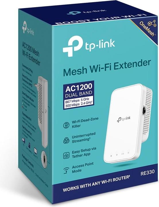 Actual product image TP-Link RE330 (867 Mbit/s, 300 Mbit/s)