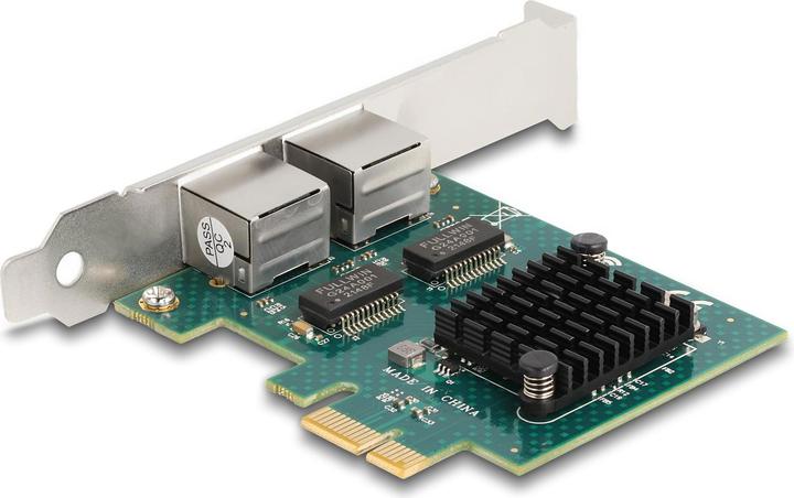 Immagine prodotto Delock Scheda PCI Express x1 a 2 x RJ45 Gigabit LAN BCM (PCI-E x1)