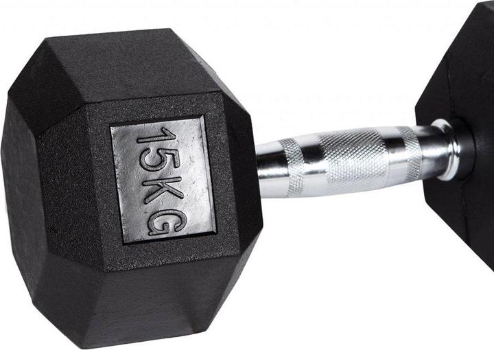 Produktbild Fitcom Hex Dumbbell 15 kg (1 x 15 kg)