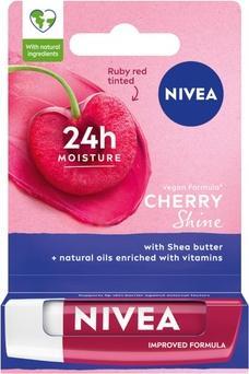 Produktbild NIVEA 24H Mett-In Moisture Caring Lipstick Cherry Shine 5.5Ml (Cherry Shine)
