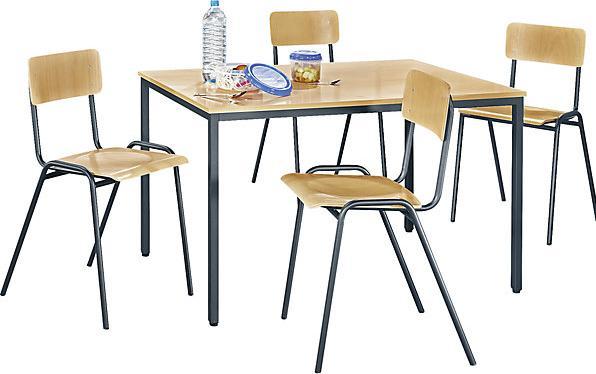 Immagine prodotto eurokraft basic Set di tavoli e sedie multiuso (80 cm)