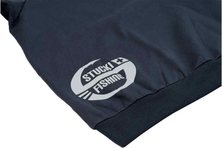 Produktbild Stucki Fishing Because Fanatics Hoodie Blau (M)