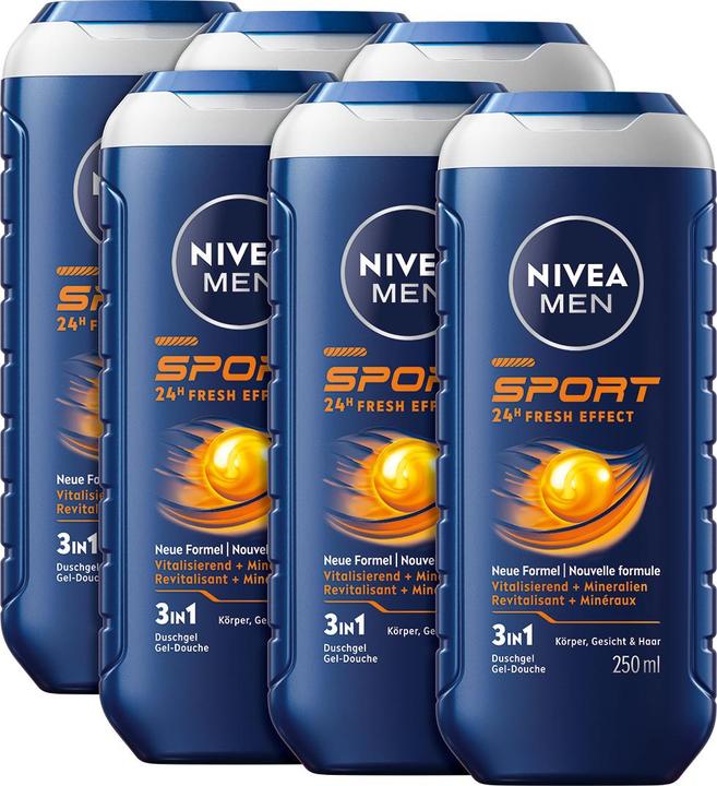 Produktbild NIVEA Multipack Pflegedusche Sport (6 Stück)