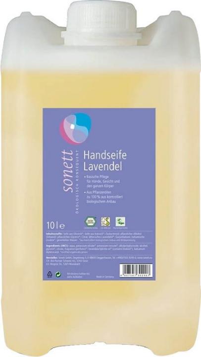 Actual product image Sonett Hand soap lavender canister (10 liters) (Liquid soap, 10000 ml)