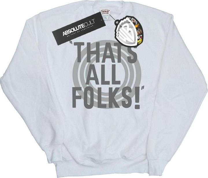 Immagine prodotto Looney Tunes That's All Folks Text Felpa Donna (XXL)