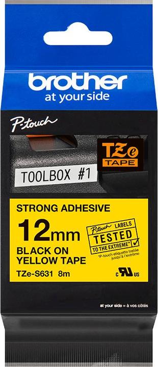 Actual product image Brother Tze-S631 (1.20 cm, Grey)