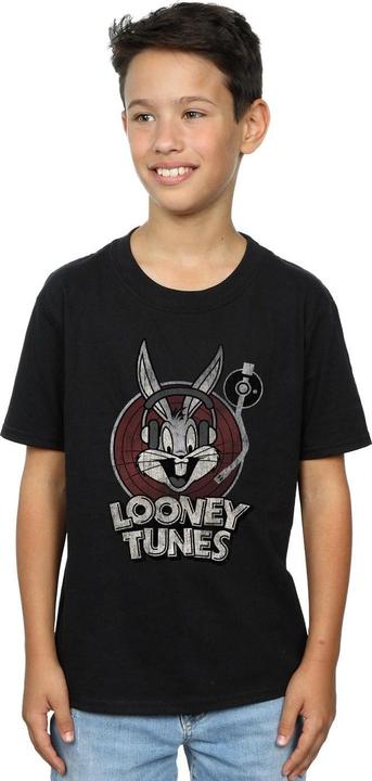 Immagine prodotto Looney Tunes Maglietta Bugs Bunny Circle Cotton Logo Ragazzi (152, 158)