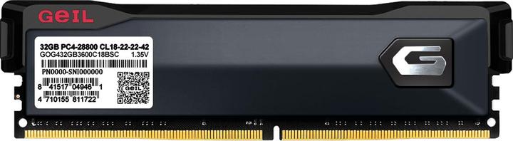 Actual product image GeIL Orion series (2 x 8GB, 3600 MHz, DDR4-RAM, DIMM)