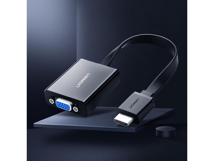 Actual product image Ugreen HDMI to VGA Adapter Converter with Audio Support 1080P (HDMI, 16 cm)