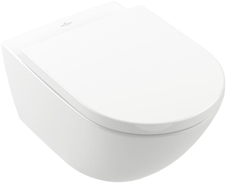 Actual product image Villeroy & Boch V&B SUBWAY 3.0 ti. wall-hung WC, rimless, with TwistFlush white
