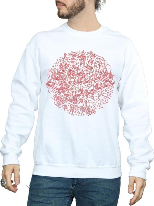 Produktbild Star Wars Christmas Death Star Sweatshirt (XXL)