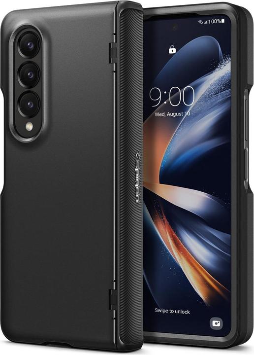Actual product image Spigen SLIM ARMOR PRO GALAXY WITH FOLD 4 Black (Samsung Galaxy Z Fold4)