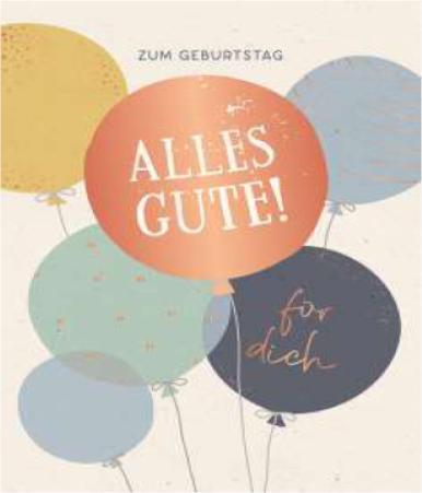 Image du produit Postkarte Vintage Art Alles Gute zum Geburtstag