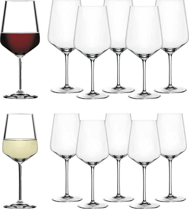Spiegelau Rot- und Weissweingläser Style (63 cl, 12 Gläser, Weingläser Set)