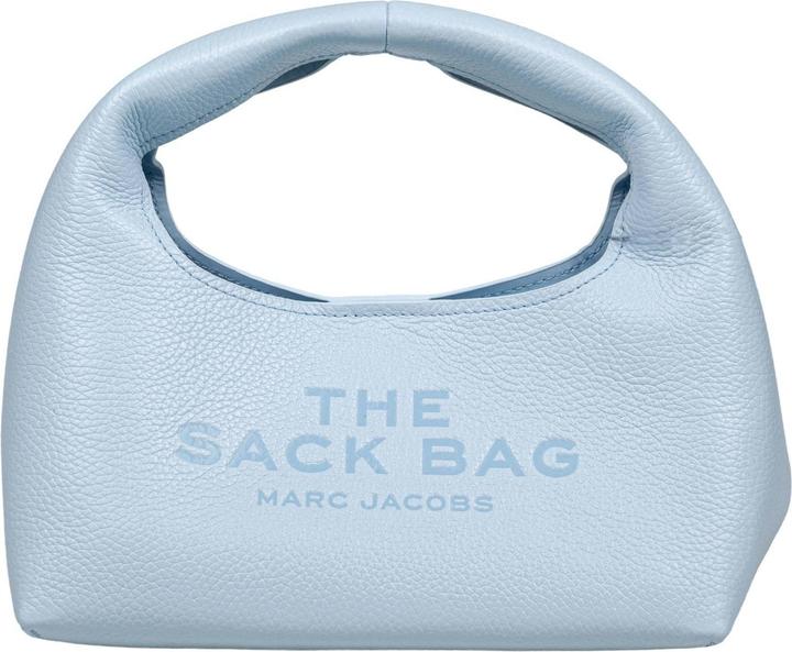 Actual product image Marc Jacobs the mini sack bag in leather color light blue
