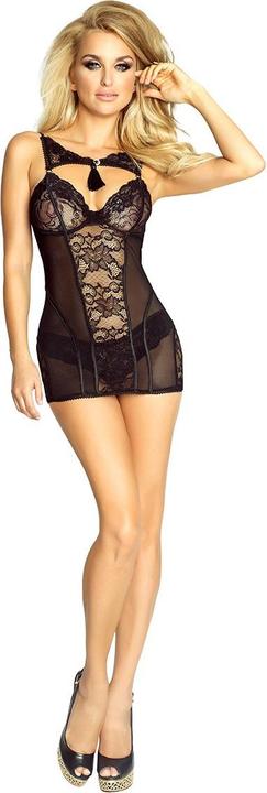 Provocative Negligee in black (L, XL)