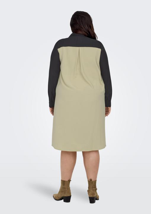 Image du produit Only Robe chemisier curvy couleur contrastée (52)