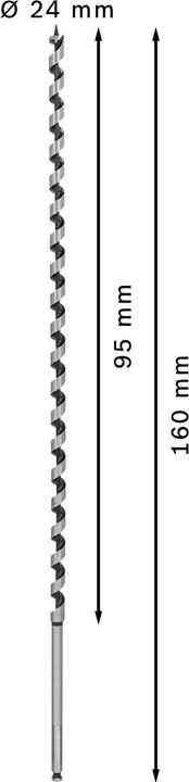 Immagine prodotto Bosch Professional Zubehör PRO Legno Punta per legno, 12 x 470 x 600 mm (7,9 mm)