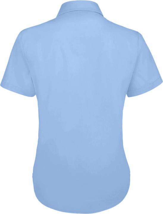 Actual product image Kustom Kit Short Sleeve Waisted Poplin Blouse (44)