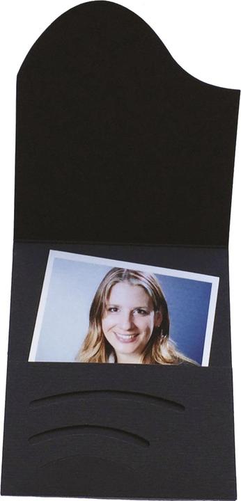 Produktbild Daiber 1x100 Passbildmappen Wave Leinenkarton (7 x 10 cm, 100 x)